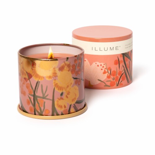 Illume Luxary Soy Candle - Paloma Petal Perspective: back