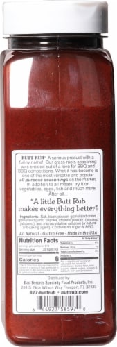 Bad Byron's Butt Rub® BBQ Seasoning Perspective: back