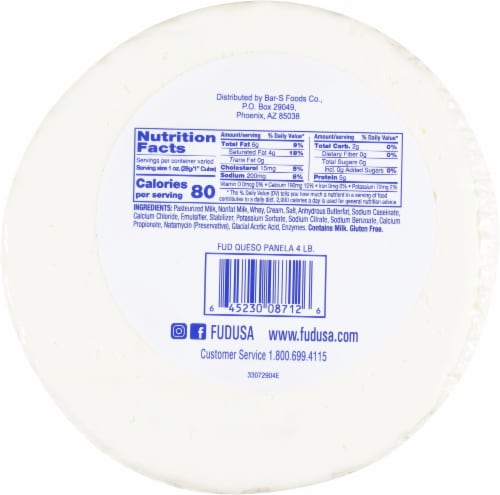 FUD® Queso Panela Perspective: back