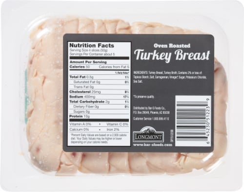 Longmont Oven Roasted Turkey Breast Perspective: back