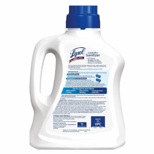 Laundry Sanitizer Additive, Bacteria-Causing Laundry Odor Eliminator 90 Fl Oz Perspective: back