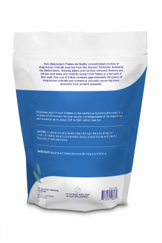 Life-Flo® Pure Magnesium Flakes Perspective: back