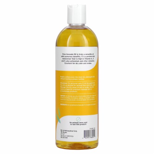 Life-flo Pure Avocado Oil - 16 fl oz (473 ml) Perspective: back