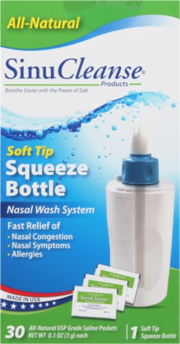 SinuCleanse Squeeze Nasal Wash Kit Perspective: back