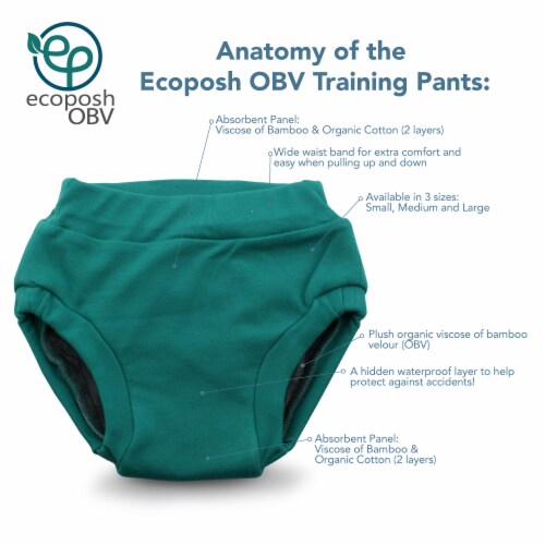 Ecoposh OBV Training Pants | Saffron (Yellow) Medium 2T/3T Perspective: back