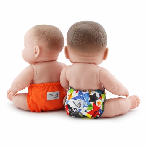 Kanga Care Rumparooz Doll Diaper Set - Dragons Fly & Poppy Perspective: back