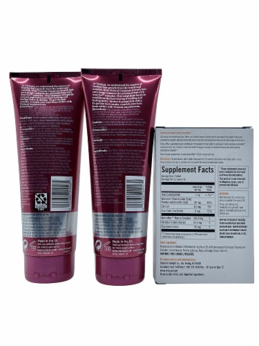 Viviscal Densifying Shampoo & Conditioner 8.45 OZ each & Viviscal Man 60 Tablets Perspective: back
