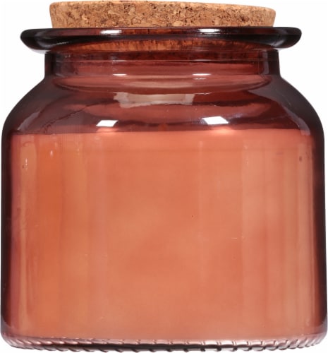 Foundry Candle Co. Rosewood Vanilla Soy Wax Candle - Orange Perspective: back