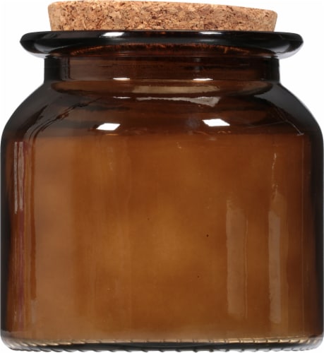 Foundry™ Candle Co. Whiskey + Oak Soy Blend Candle Perspective: back