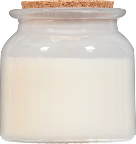 Foundry Candle Co. White Magnolia Soy Wax Candle - Cream Perspective: back