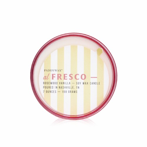 Paddywax Al Fresco Candle  Rosewood Vanilla 198g/7oz Perspective: back