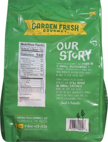 Garden Fresh Gourmet White Corn Unsalted Tortilla Chips 14 oz Perspective: back