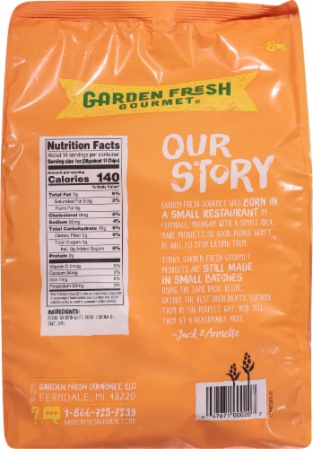 Garden Fresh Gourmet® Original White Corn Tortilla Chips Perspective: back