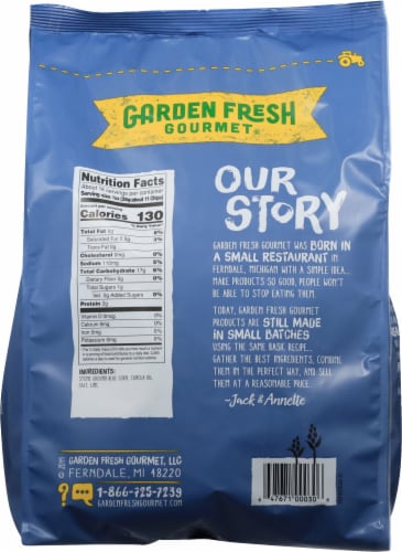 Garden Fresh Gourmet® Blue Corn Tortilla Chips Perspective: back