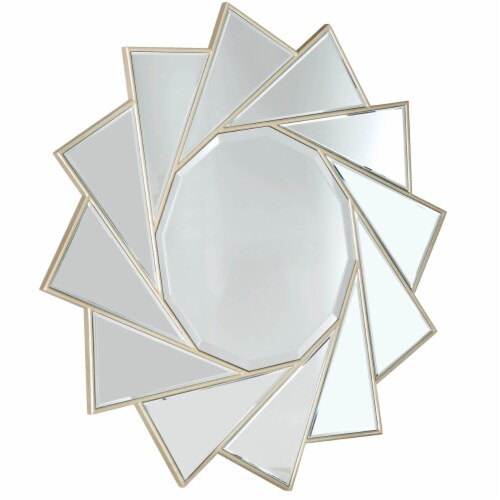 Pinwheel Circular Mirror Perspective: back