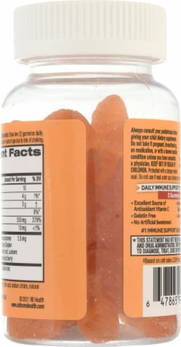 Airborne® Simply-C Vitamin C and Immune Support Orange Gummies Perspective: back