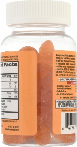 Airborne® Simply-C Vitamin C and Immune Support Orange Gummies Perspective: back