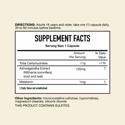 Neuriva® Sleep Dietary Supplement Perspective: back