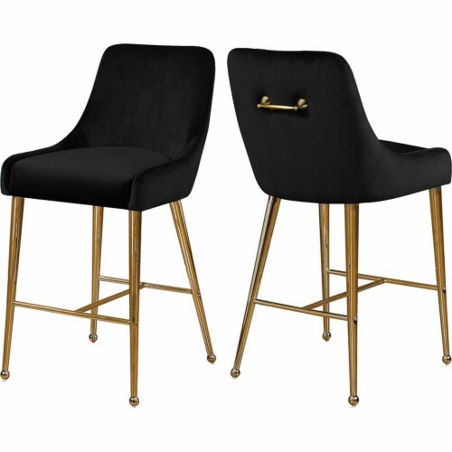 Meridian Furniture Owen Velvet Counter Stool Meridian Furniture Owen Velvet Counter Stool