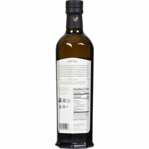 Lucini Italia Premium Extra Virgin Olive Oil Perspective: back
