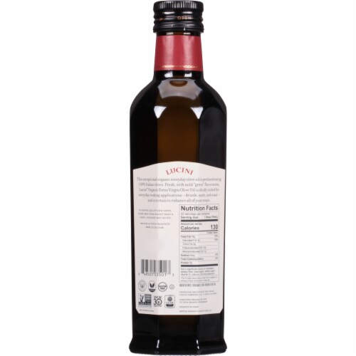Lucini® Italiana Organic Extra Virgin Olive Oil Perspective: back