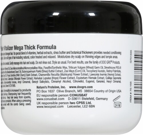 Doo Gro Mega Thick Hair Vitalizer Perspective: back
