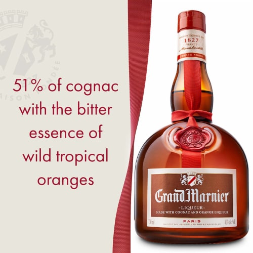 Grand Marnier Cordon Rouge Liqueur Perspective: back