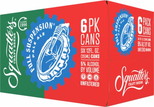 Squatters® Full Suspension® Pale Ale Craft Beer Perspective: back