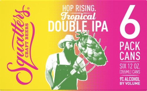 Squatters Hop Rising Tropical Double IPA Perspective: back
