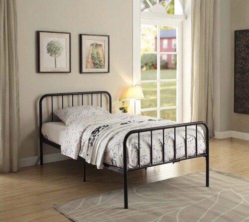 Metal spindle clearance bed frame