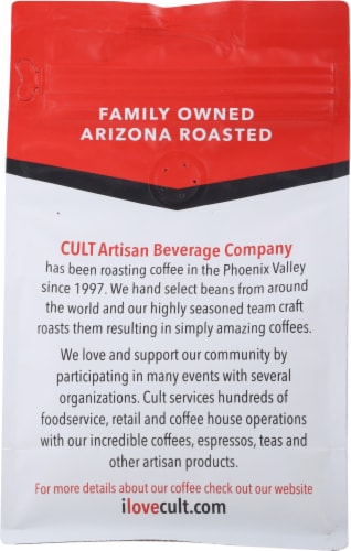 Cult Glorious Morning Light Roast Ground Coffee Perspective: back