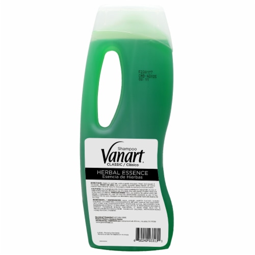 Vanart Herbal Shampoo Perspective: back