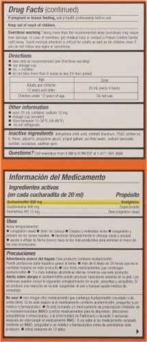 Tukol® Max Action Sinus and Congestion Perspective: back