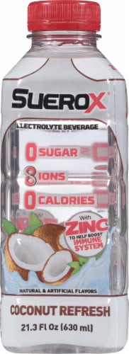 SueroX® Coconut Refresh Electrolyte Beverage Perspective: back