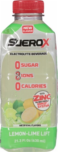 SueroX® Lemon-Lime Lift Juice Perspective: back