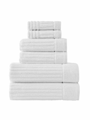 Classic Turkish Towels Villa Collection Hand Towel Pack of 6 - White