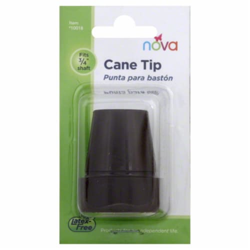 Nova Cane Tip 3/4" - Brown Perspective: back