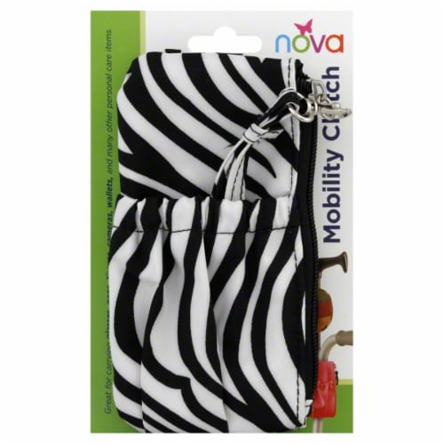 Nova Mobility Clutch - Zebra Perspective: back