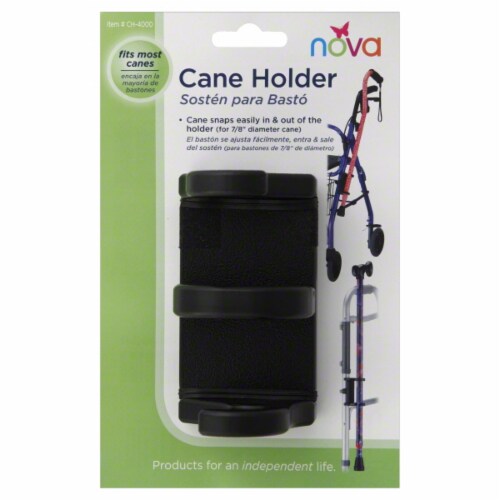 Nova Cane Holder for Folding Walkers & Rolling Walkers Perspective: back