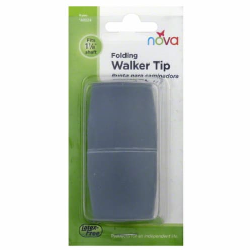 Nova Walker Tips 1" - Gray Perspective: back
