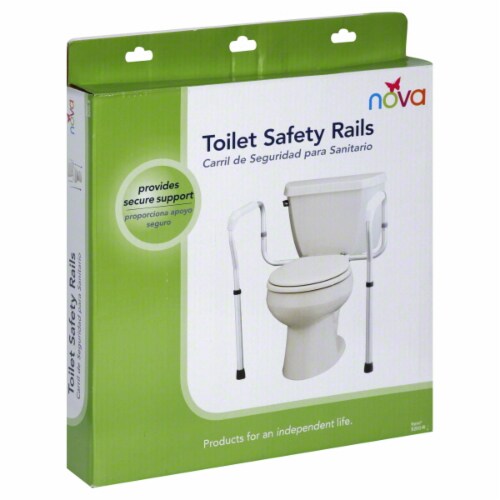 Nova Toilet Safety Rail Perspective: back