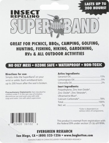 Evergreen Research Super Bug Band - Yellow Perspective: back