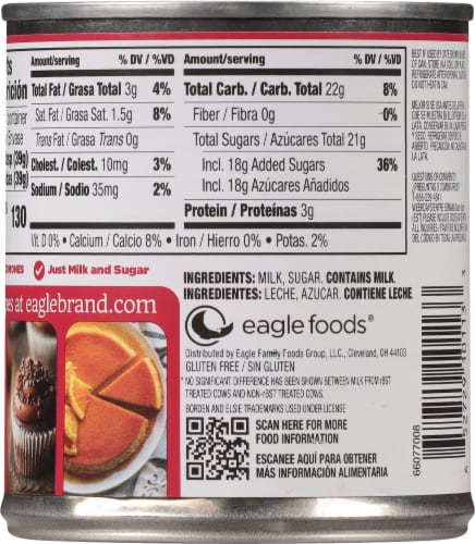 Eagle Brand Sweetened Condensed Milk Perspective: back