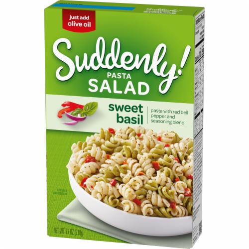 Betty Crocker Suddenly! Sweet Basil Pasta Salad Perspective: back