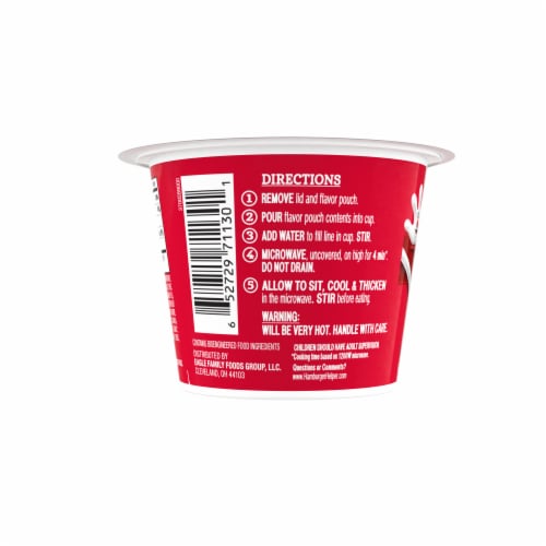 Hamburger Helper Beef Pasta Microwave Cup Perspective: back