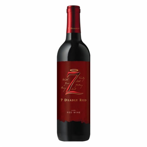 Seven Deadly Blend California Red Wine Perspective: back