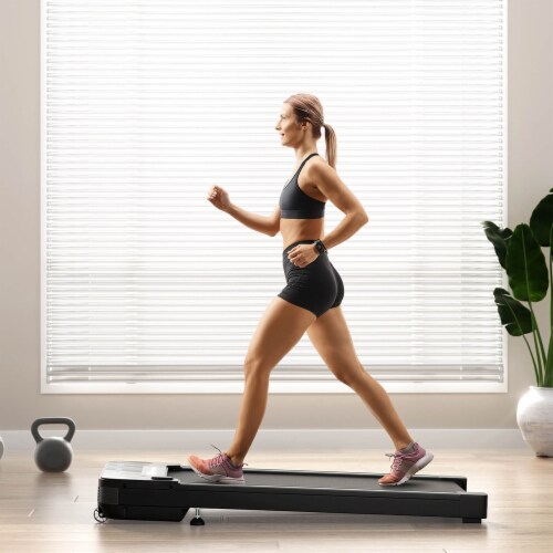 Goplus 1HP Under Desk Walking Treadmill Jogging Exercise Machine w