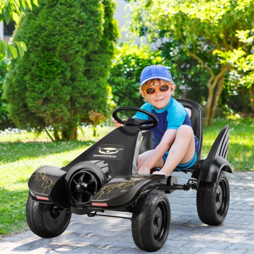 Costway Go Kart 4 Wheel Pedal Powered Kids Ride On Toy w