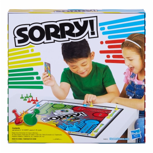 Hasbro Gaming® Sorry!® Board Game Perspective: back