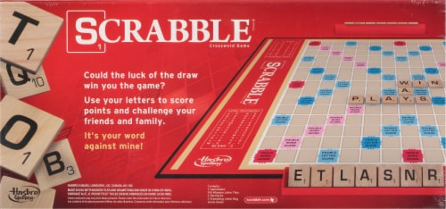 Scrabble Board Game Perspective: back